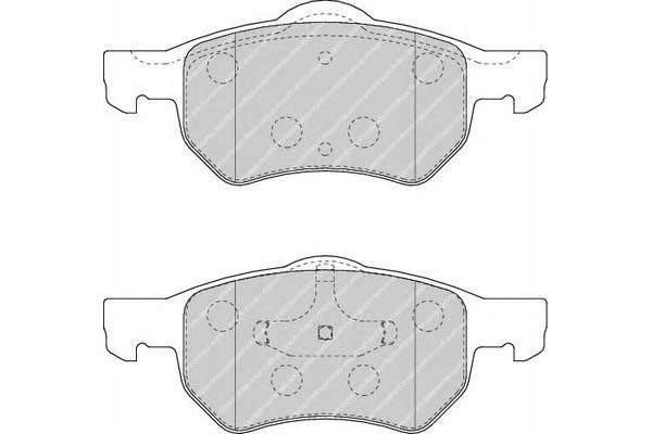 фото №1, Ferodo тормозные колодки тормозные chrysler voyager iv 2.4 r