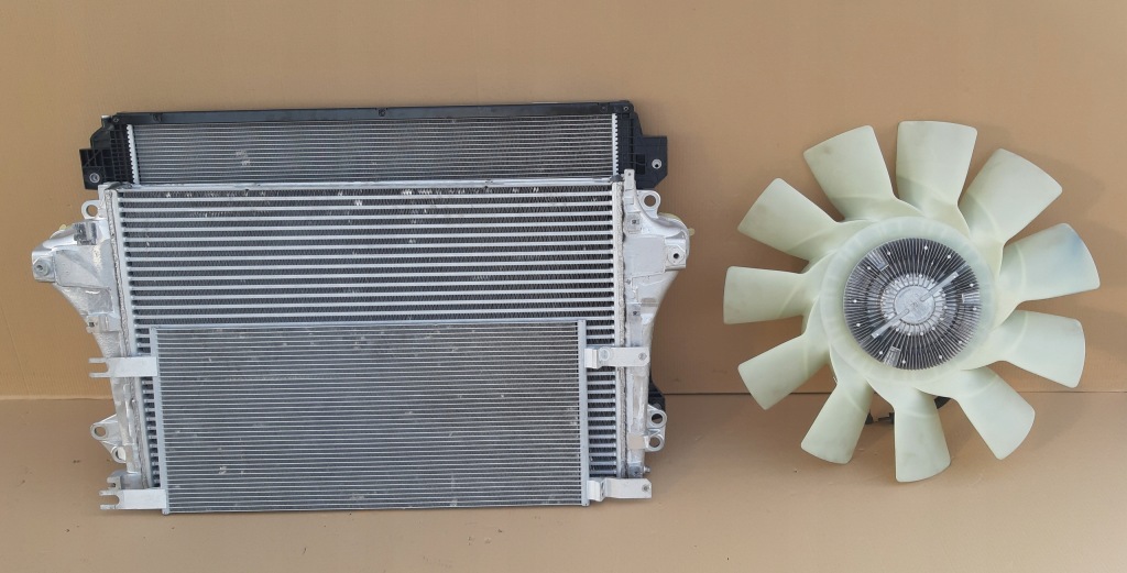 фото №2, Scania r s комплект радіатор вентилятор visco