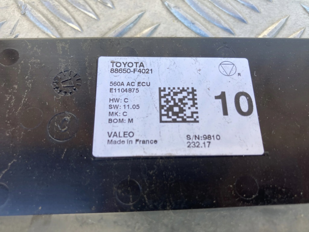 фото №2, Модуль кондиціонера toyota c-hr 16-