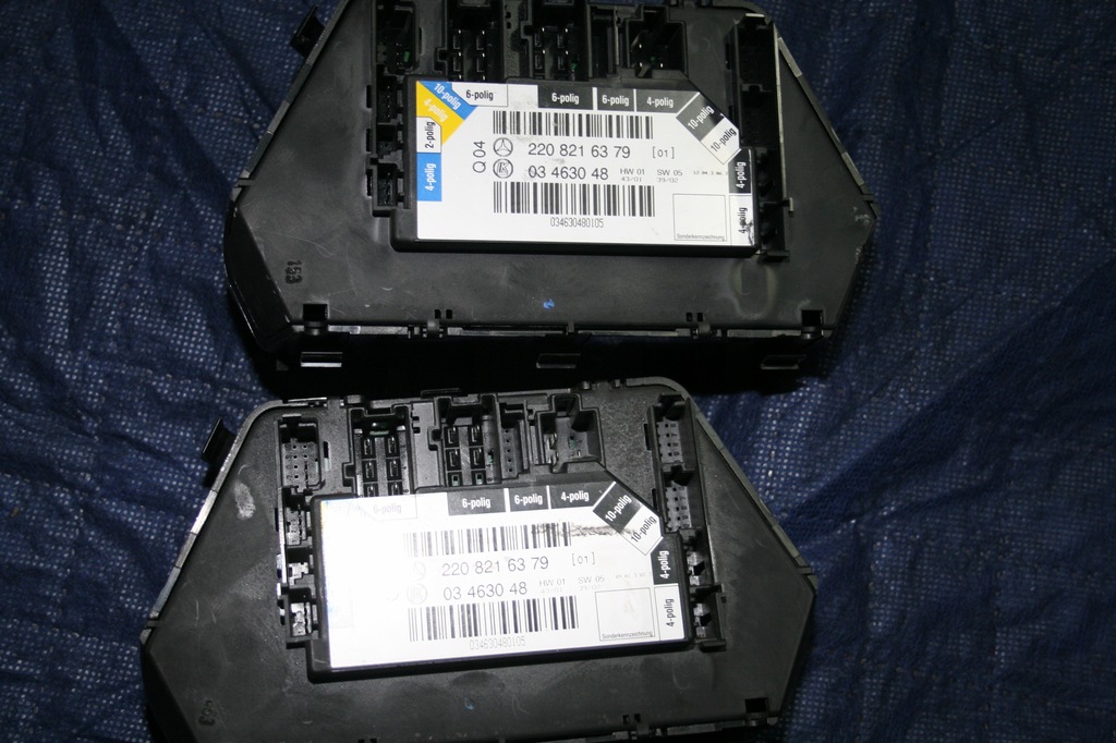 фото №3, Mercedes w220 lift модуль двері правий задня