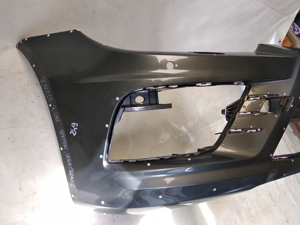 фото №3, Vw scirocco lift r-line бампер передний 4pdc 2014-