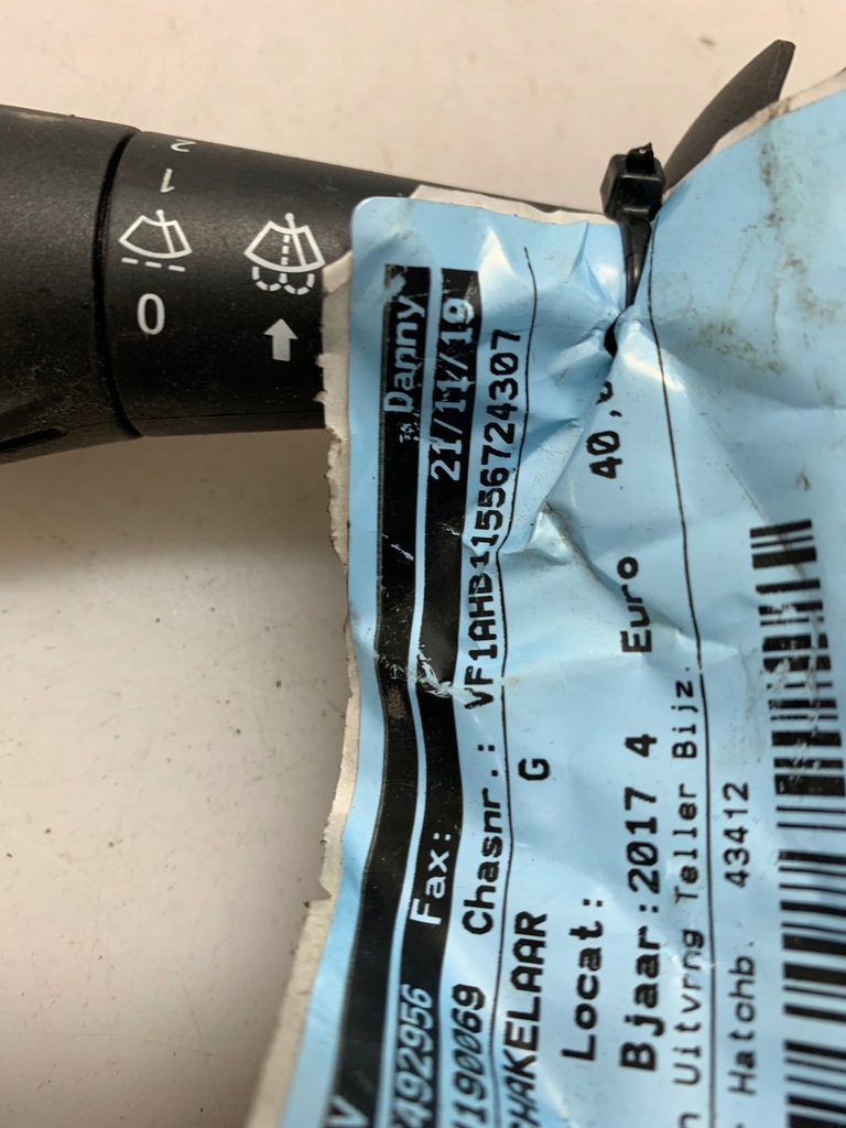 фото №8, Важіль перемикач e1109574 renault twingo