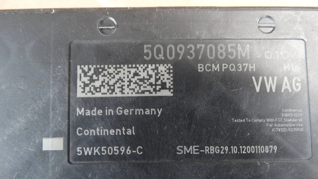 фото №4, Модуль комфорту 5q0937085m vw golf vii