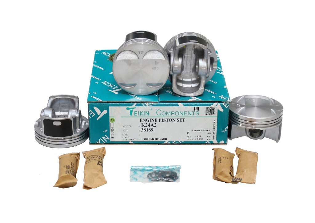 Купить 38189std teikin k24a2 13010-rbb-a00 honda поршни комплект поршневые