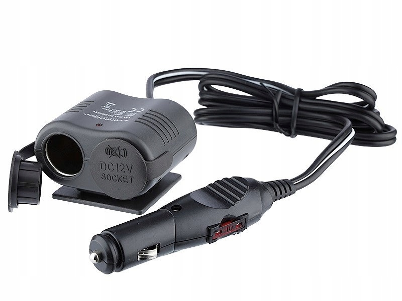 фото №1, Gratisy# rozgałęziacz роз'єм прикурювача подвійний якість