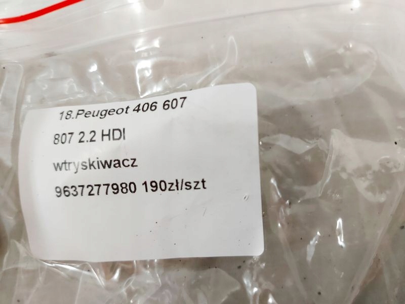 фото №10, Peugeot 407 607 807 2.2 hdi форсунка топлива инжектор 9637277980