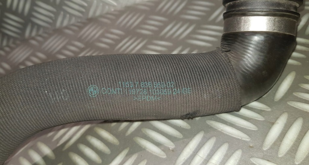 Bmw m5 e60 m6 e63 5.0 s85 шланг гумовий труба патрубок радіатора води 7836569 в Україні