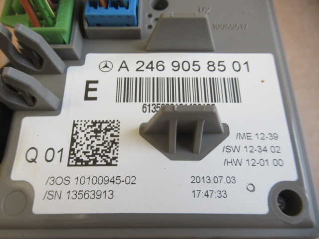 фото №4, B-klasa w246 набір стартовий ключ бортовий комп'ютер