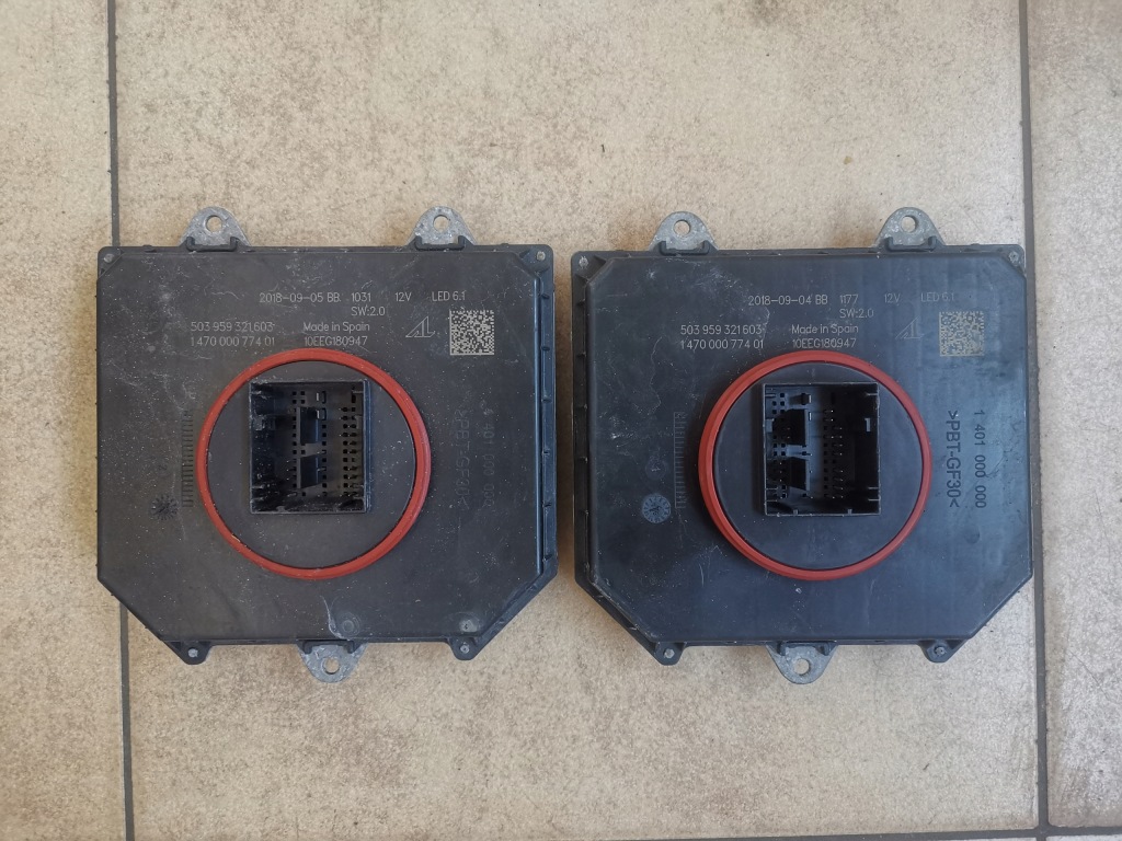 фото №1, Fiat 500 x преобразователь модуль led 503959321603