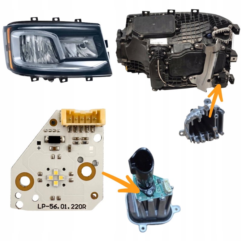 Модуль пластина led do ремонта правой лампы full led scania s r p g xf nextgen Цена