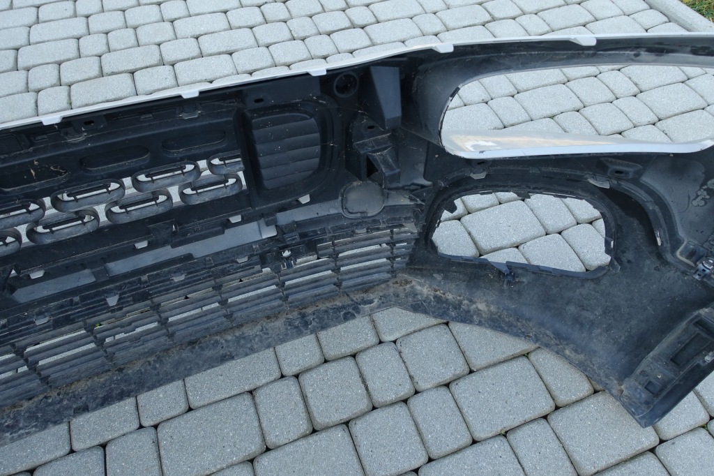 Citroen berlingo iv бампер передний 6xpdc спойлер решётка средняя крепления Цена