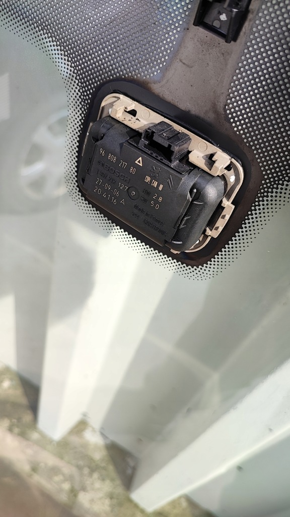 фото №9, Скло передня лобове дзеркало заднього виду датчик дощу citroen c6 dot 6