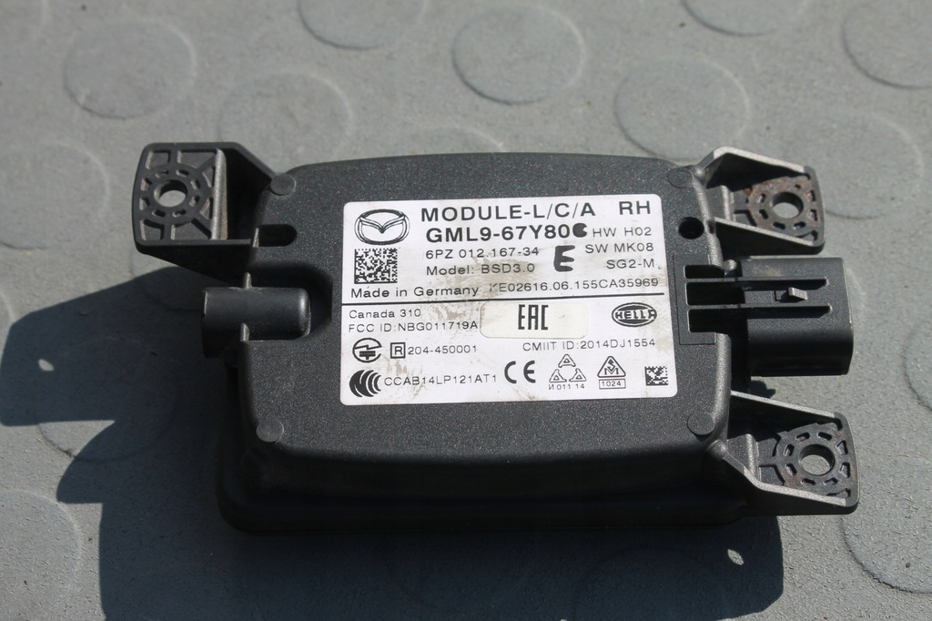 фото №6, Модуль блок управления правый задняя мертвого pola mazda 6 iii gj 12-18