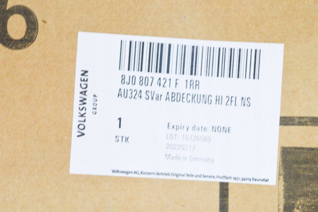 Audi tt 8j9 дифузор заднього бампера 8j0807421f1rr оригінальний Зі Шроту