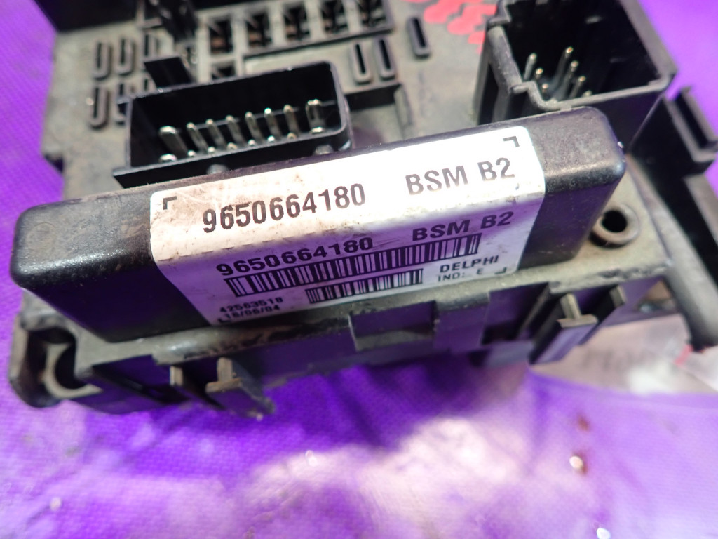 фото №5, Peugeot 307 01-05 коробка запобіжників модуль bsm 9650664180