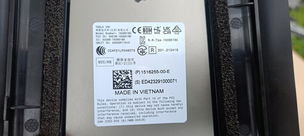 фото №5, Обшивка ліва захист стійка камера ліва tesla y 1516255-00-e оригінал