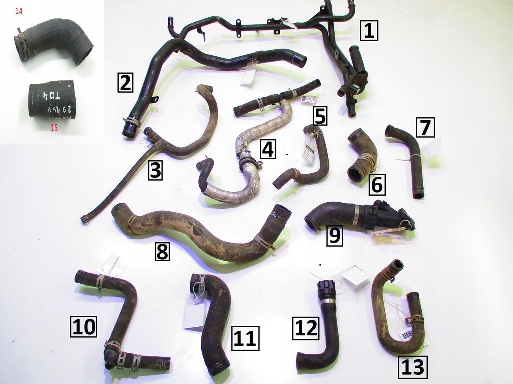 фото №1, Land rover freelander 2.0 td4 wąż шланг магістраль wody