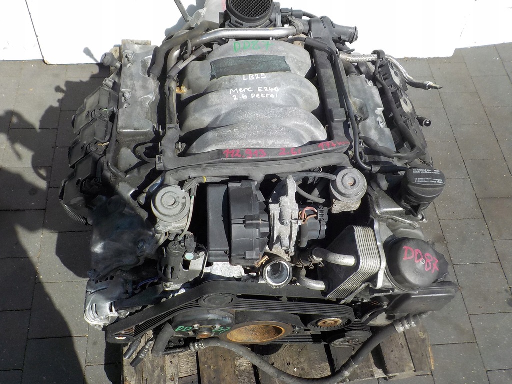 фото №13, Mercedes w211 03r 2.6 v6 177km двигатель 112913 kompletny film