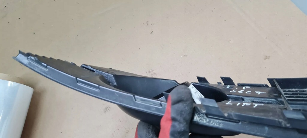 фото №11, S6 c7 4g lift решітка бампера ліва лівий перед pod радар 4g0807681ag black