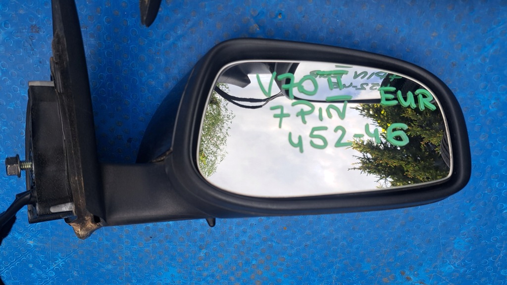 фото №10, Volvo s60 i v70 ii lift 04- дзеркало праве ліва 7 pin europa 452-46 чорні