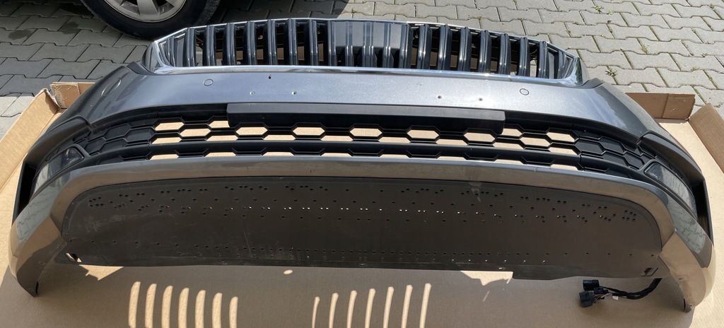 фото №7, Бампер skoda octavia iv w колір lf7c pdcx4 kompletny do встановлення