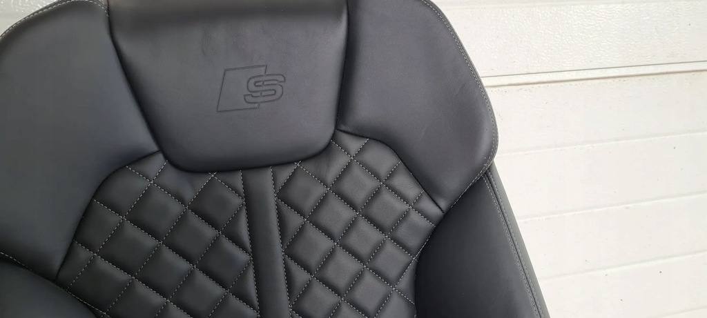 фото №13, Sq5 q5 80a обшивка шкіра сидіння водія оббивка ліва лівий