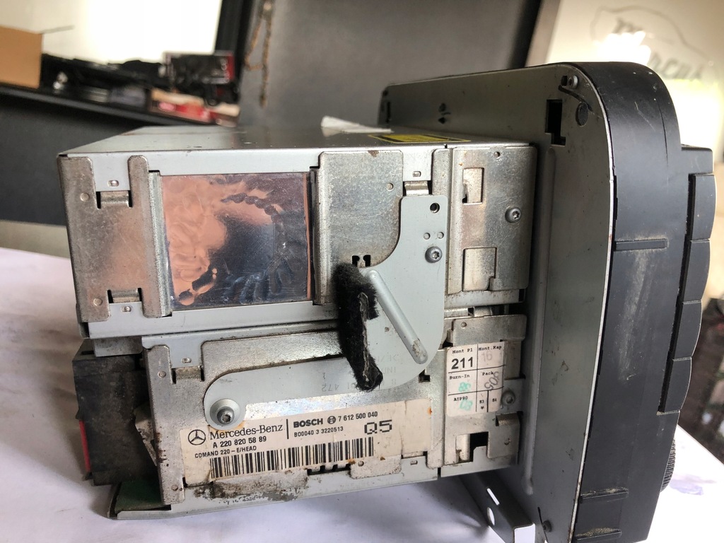 фото №3, Mercedes w220 w215 радіо навігація command navi оригінальний номер