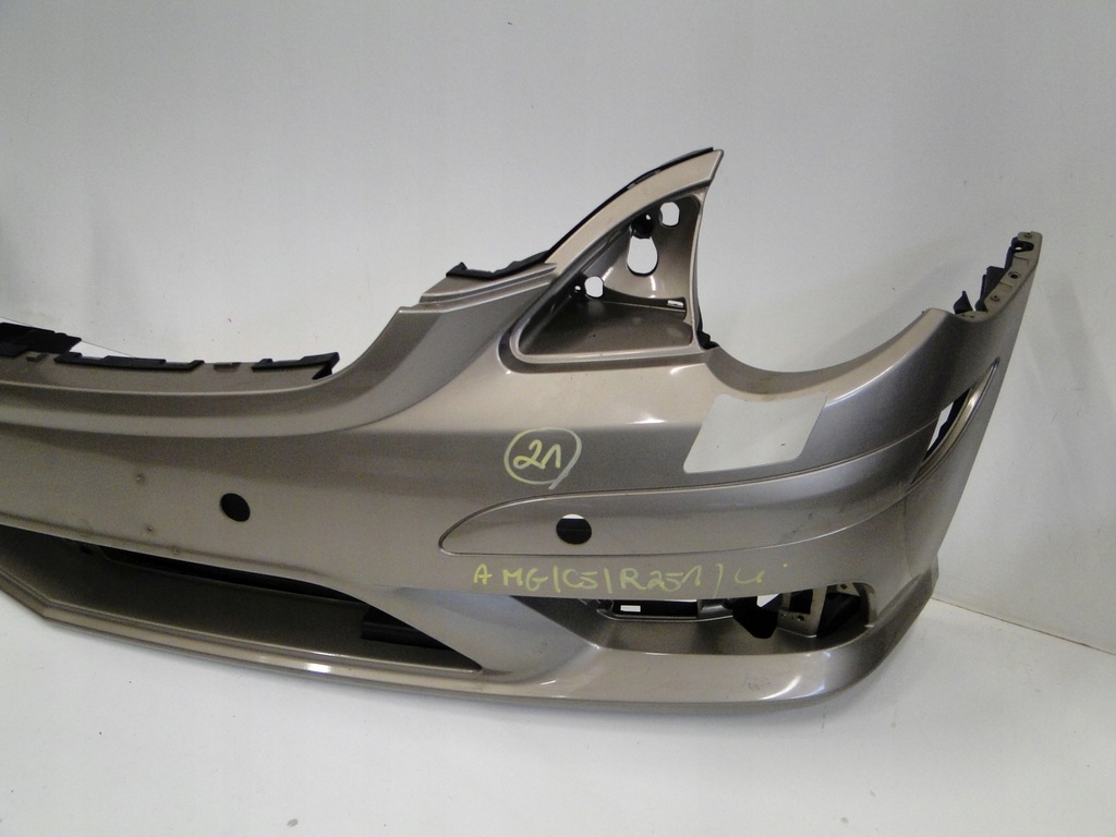 фото №8, Mercedes r klasa 251 w251 бампер передний amg sprysk pts