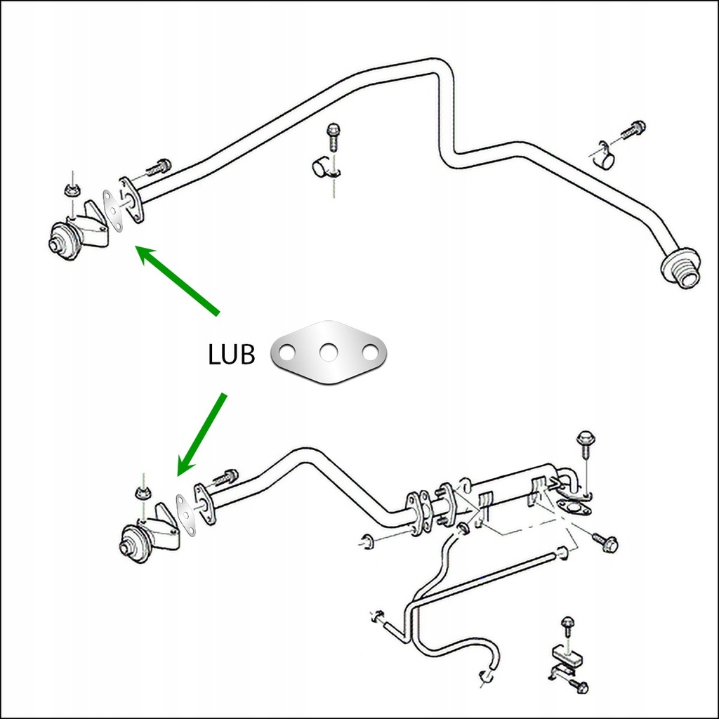 фото №4, Заглушка egr ford ranger 2.5 3.0 tdci mazda 2.5 d