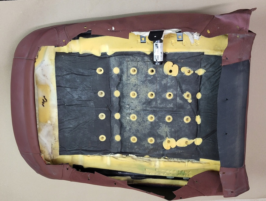 фото №8, Оббивка спинка сидіння перед правий bmw x5 e70 x6 e71 подушка безпеки шкіра chateu