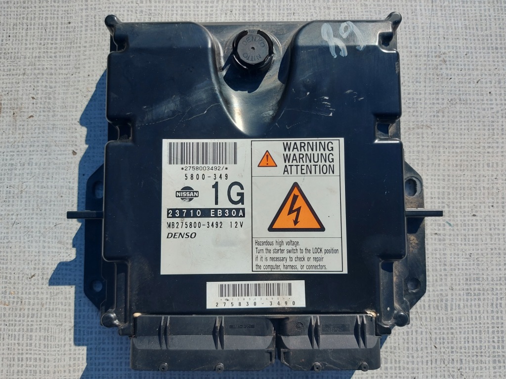 фото №1, Nissan pathfinder iii r51 2.5 блок управления двигателя 23710eb30a mb275800-3492