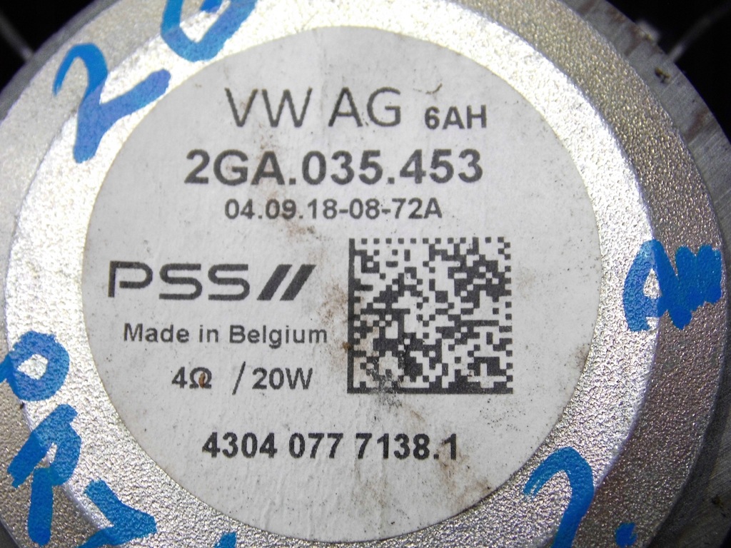 фото №4, Динамик дверь 2ga035453 vw polo 2g arona t-roc передний оригинал