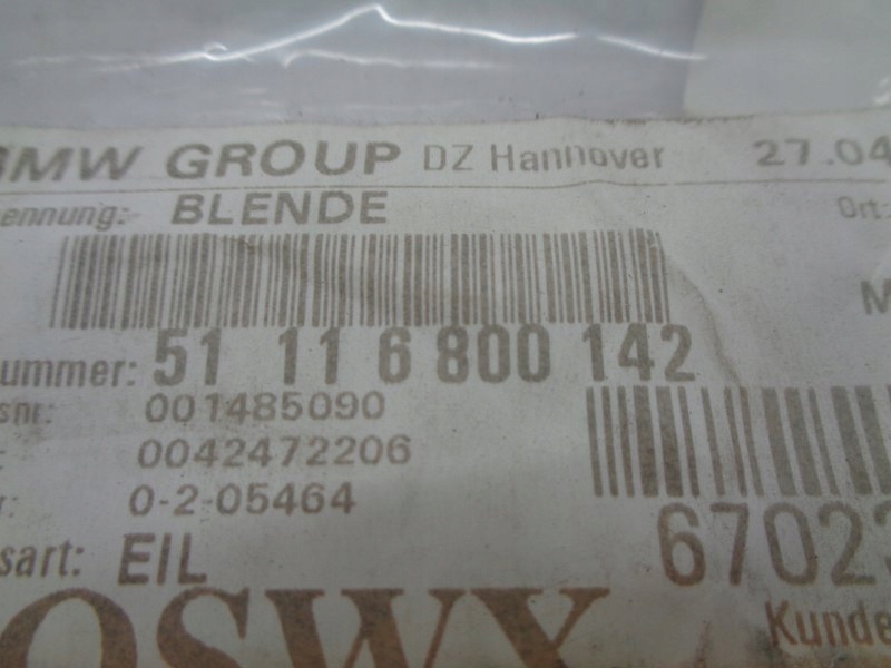 фото №3, Mini r50 r52 r53 молдинг хром правый бампер перед