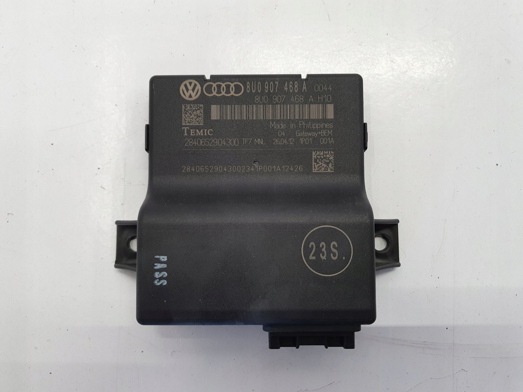 фото №1, Audi q3 8u модуль блок управления шлюз 8u0907468a