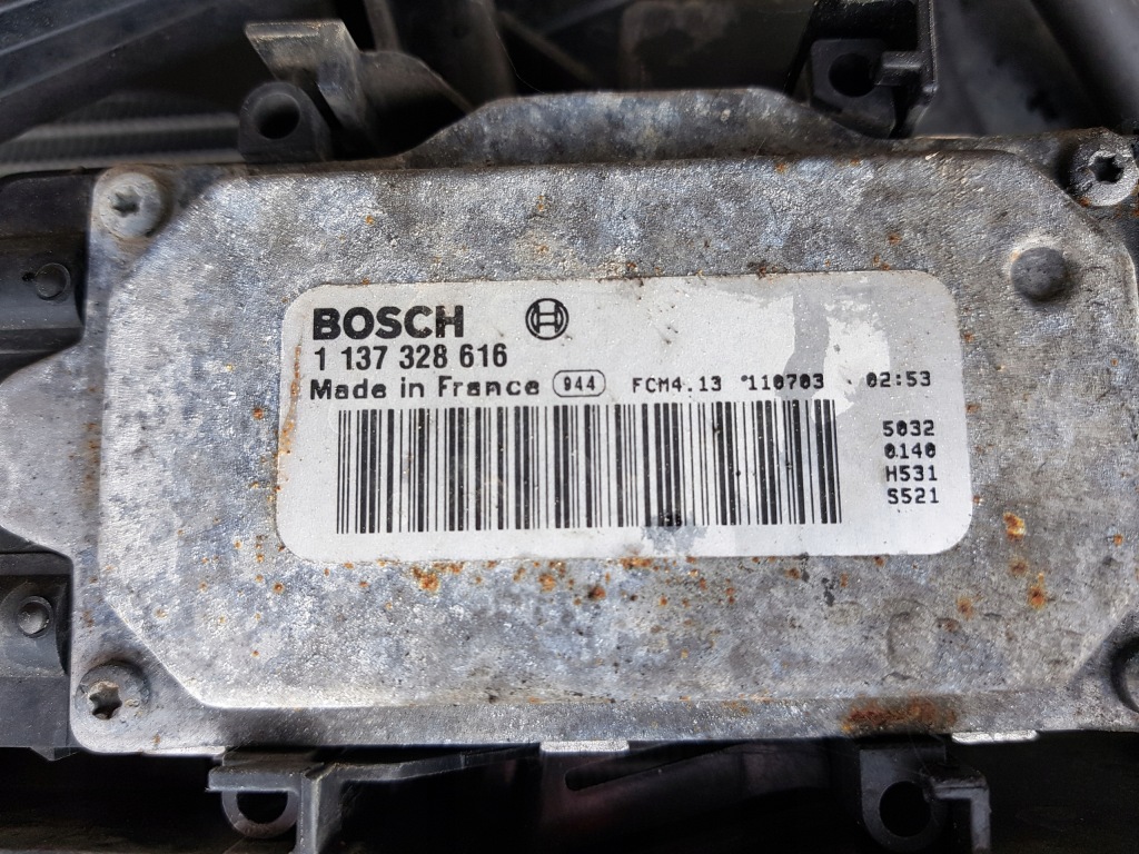 фото №11, Seat leon 2 ii lift 09-12r 1.6 tdi pas передний радиатор вентилятор