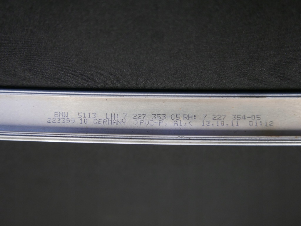 Bmw f13 молдинг кровельная левая titansilber 7227353 Недорого