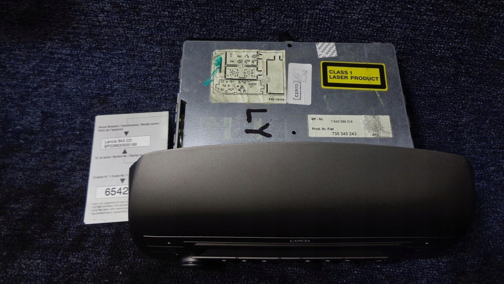 фото №10, Радіопрогравач радіо cd lancia ypsilon 04r.