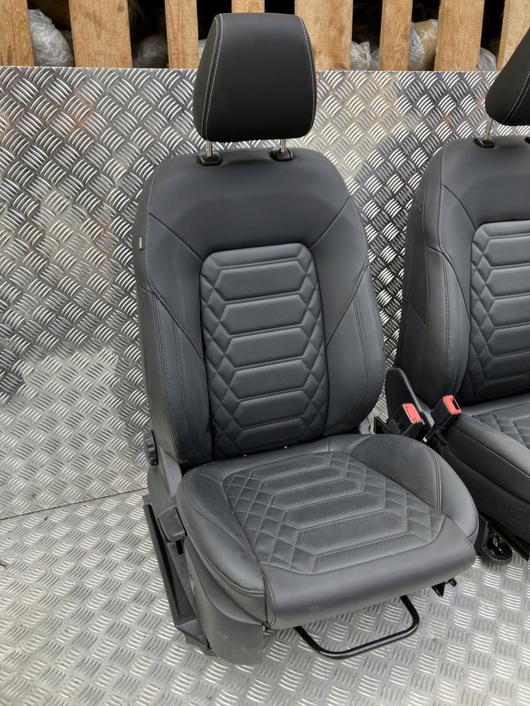 фото №6, Сидіння перед заднє сидіння обшивки шкіра vignale ford puma mk2