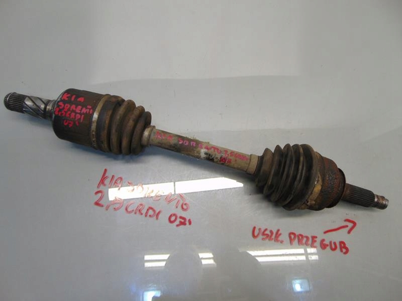 фото №1, Приводной вал левая kia sorento i 2.5 crdi
