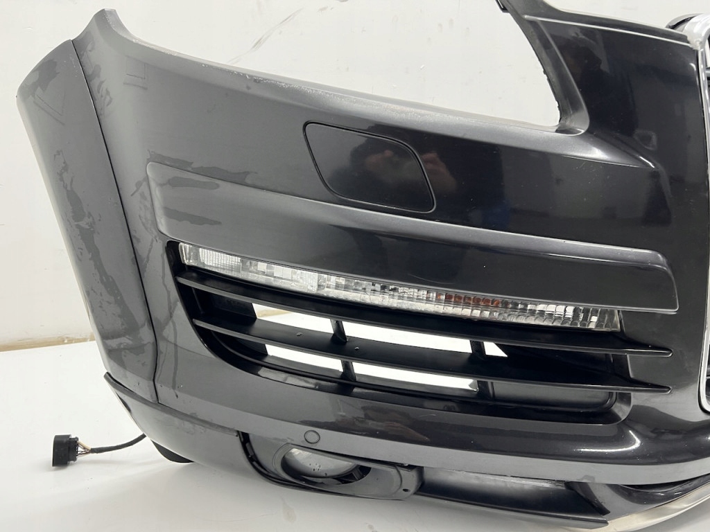 Audi q7 4l 05-09 бампер перед передній комплектний  pdc омивачі offroad lz7l Недорого
