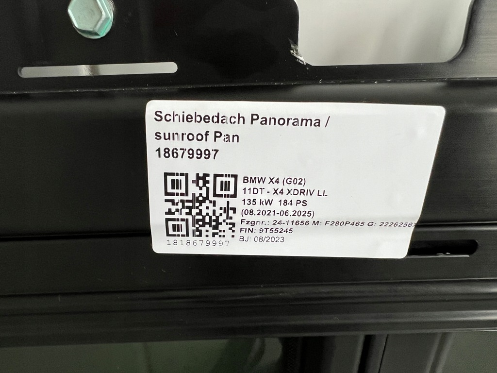 фото №8, Bmw x4 g02 панорама скляний дах sunroof люк новий oem 7487251