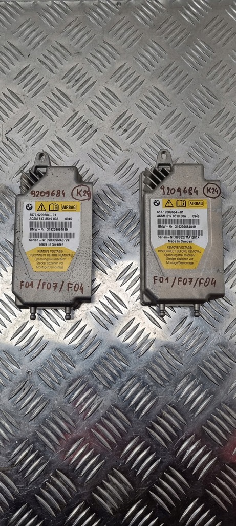 фото №1, Bmw f01 модуль блок керування подушка безпеки 9209684