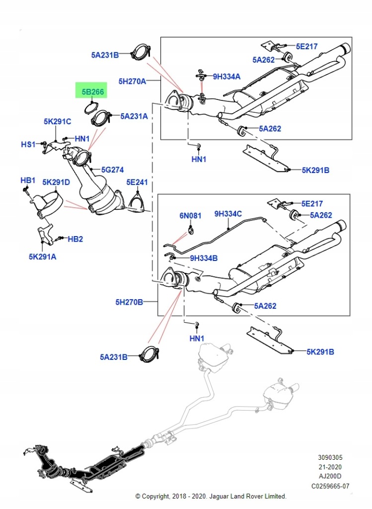 Новая оригинальная прокладка уплотнительное кольцо turbo dpf range rover sport 2.0 lr072251 Доставка