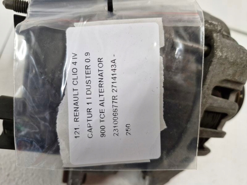 фото №8, Renault captur i clio iv duster 0.9 900 tce генератор 231006677r 2714143a