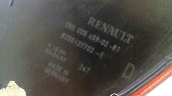 фото №6, Лампа правая renault grand scenic 2004r.