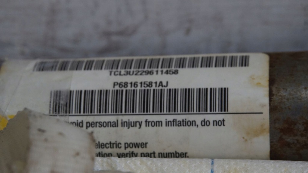 фото №5, Шторка безопасности подушка безопасности левая dodge ram 1500 2014-2018