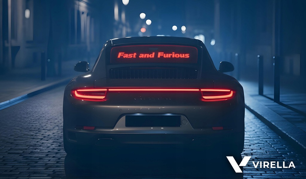 фото №9, Virella 2x лампа автомобільна ремінь led 38x10cm diabelskie очі led очі