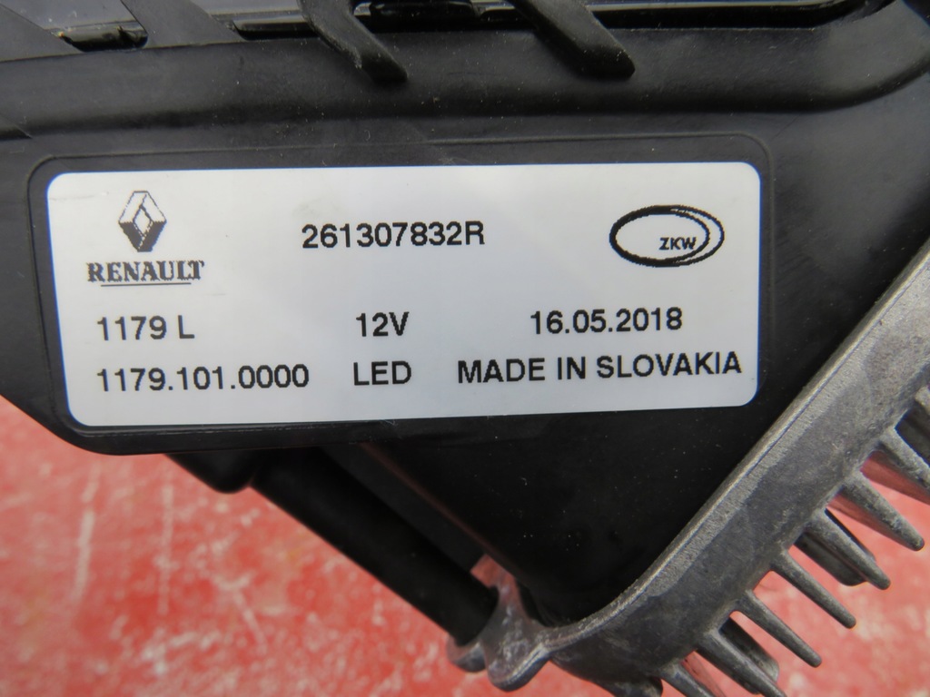 фото №2, Led лівий 261307832r renault espace v 5 lift