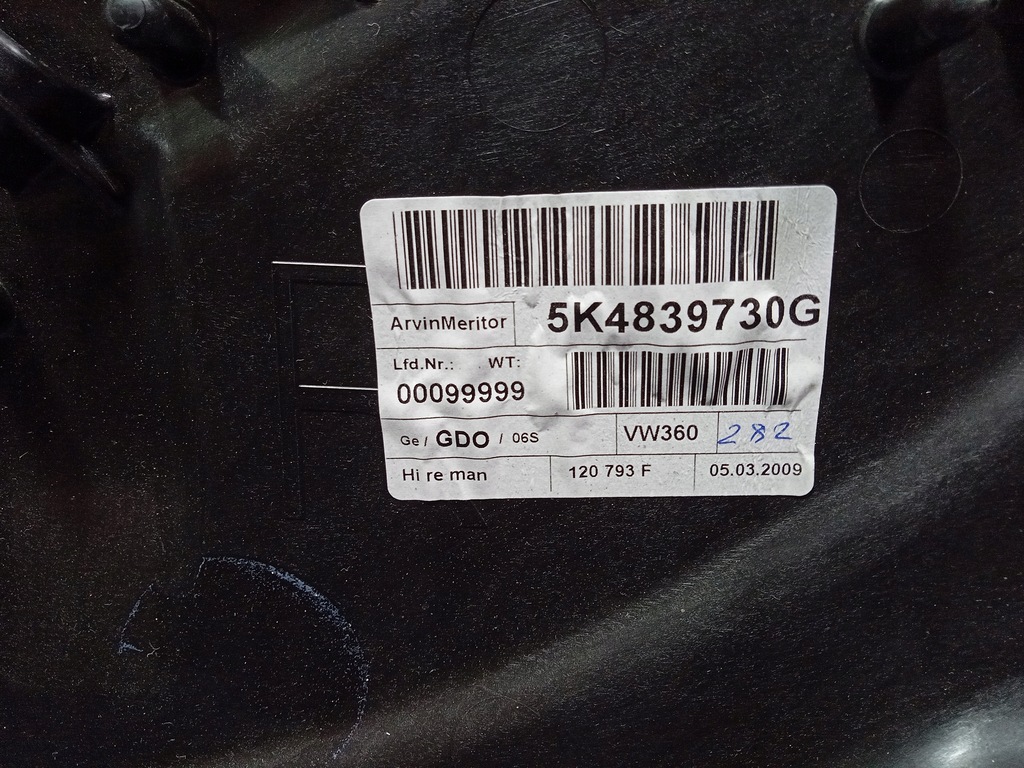 фото №4, Vw golf vi hb підйомник скло задня правий 5k4839756k