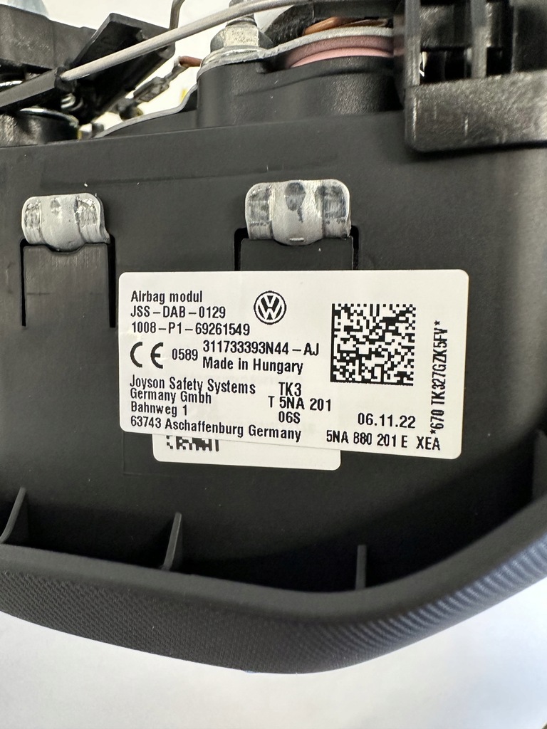 фото №6, !vw tiguan golf gti подушка безпеки подушка водія 5na880201e!